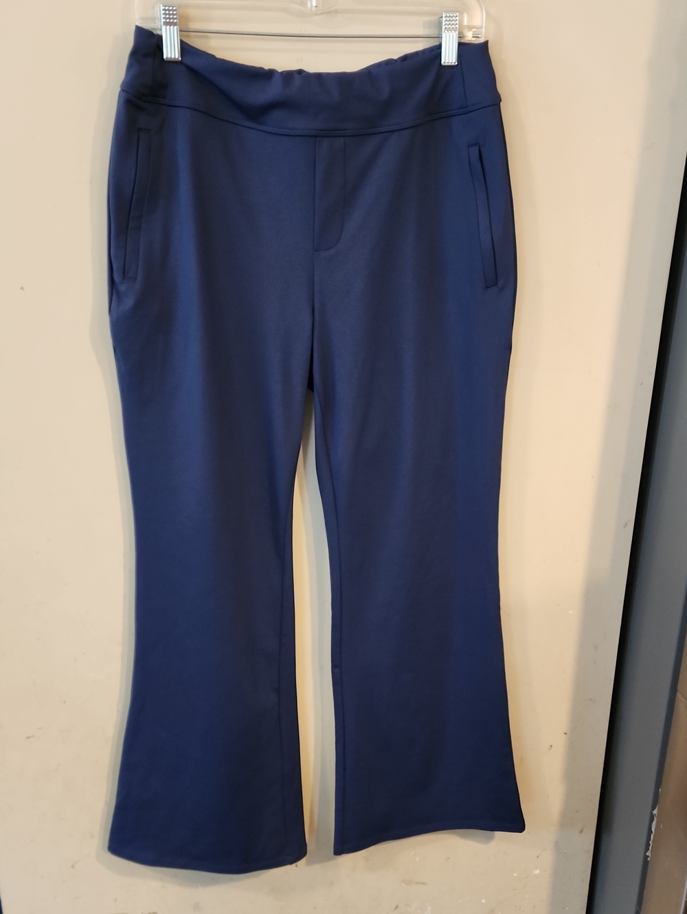 HALARA Navy Blue Flare Pants